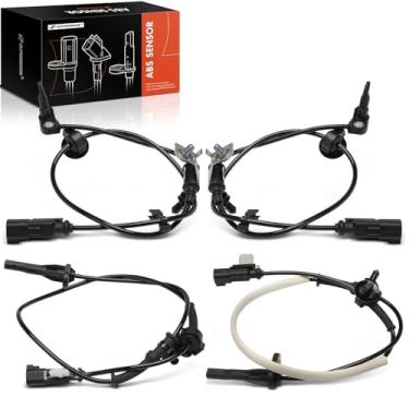 Imagem de A-Premium Sensor de velocidade da roda ABS dianteiro e traseiro 4 peças compatível com Chevrolet, modelos GMC - Colorado 2015-2022, Canyon 2015-2022