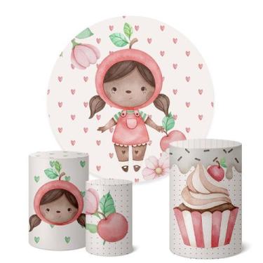 Imagem de Trio Capas Cilindro + Painel Redondo 1,50m Cerejinha - Fadrix, K1CER02