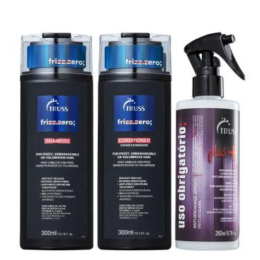 Imagem de Truss Frizz Zero Kit Shampoo Condicionador E Uso Obrigatório