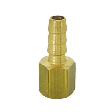 Imagem de Niple para Mangueira Latão 1/8" NPT Fêmea x 3/16" BM - ALUMEGAS, Novo