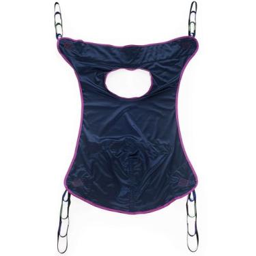 Imagem de Medacure Cinto De Elevação Paciente Corpo Inteiro Com Abertura Para Vaso Sanitário, Compatibilidade Universal - Grande, Transferência Poliéster Bariátrico Hoyer E Outros Elevadores, 145 Cm Comprimen