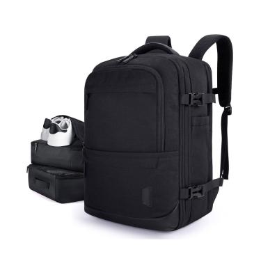 Imagem de Mochila de viagem para laptop BAGSMART 40L com cubos de embalagem pretos