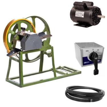 Imagem de Moenda Engenho de Cana B120 Baixo Ferro com Motor e Chave Reversora 30