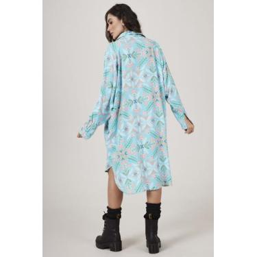 Imagem de Chemise Amplo Azul Bebê Yacamim Estampado L7, M, Estampado