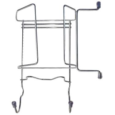 Imagem de Suporte Para Ferro E Tábua De Passar Utimil Em Aço Cromado Cromado