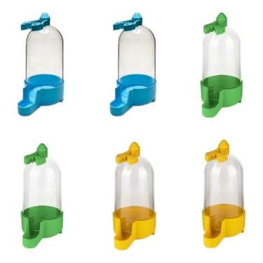 Imagem de 6un De Bebedouro P/ Pássaro Tubular Gigante 220ml -injetfour - Injectf