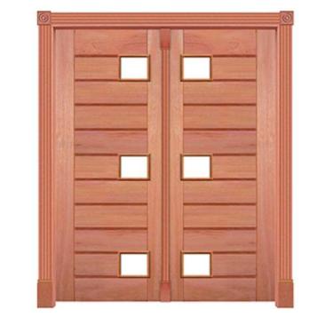 Imagem de Portal Entrada Maciça Pivotante 350 - Madeira, Medida Final de 2,15 m 