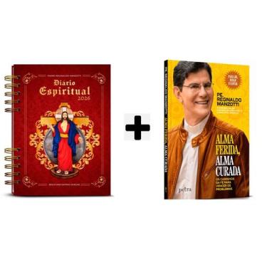 Imagem de Kit Livros físico,Diário Espiritual 2026 Capa Clássica + Alma Ferida, 