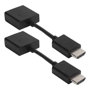 Imagem de Cabo de extensão HDMI 2 peças, extensor HDMI 4K macho para fêmea