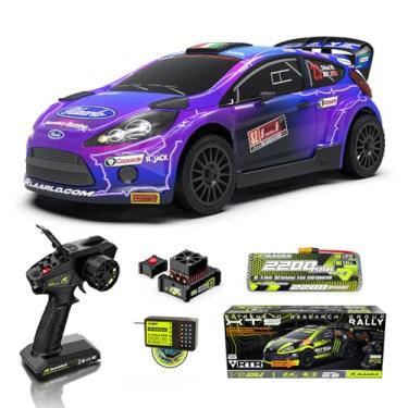 Imagem de CROBOLL RLAARLO 1/10 Brushless Carbon Fiber RC Drift Cars for Adults with Gyro, Max 50 mph Fast RC Rally Car, 2.4Ghz All Terrain Remote Control Car 4x4 Hobby RTR RC Truck（Purple）