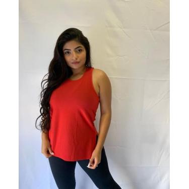 Imagem de Regata feminina camiseta para treinos TB moda fitness, Rubi, M