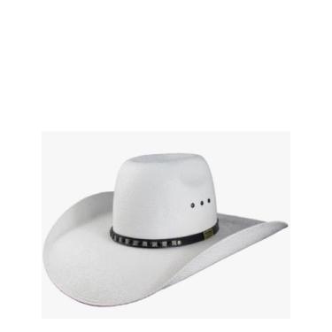 Imagem de Chapéu Mundial Barreto White Banda Meio Strass Ref. 595 - Mundial Chap
