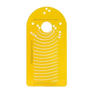 Imagem de Gabarito de corte circular para fresadora de madeira, gabarito de círculos de fresa com ranhura de precisão, guia de corte circular para fazer recortes de alto-falante, círculos de mergulho