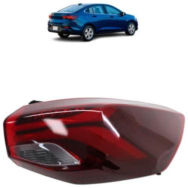 Imagem de Lanterna Traseira Onix Plus 2020 A 2025 Bicolor LED Canto - Automotive