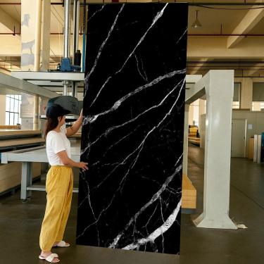 Imagem de 2 Placa Mármore 3d Adesivo Parede Lavável Rolo 6,24m2 Grande