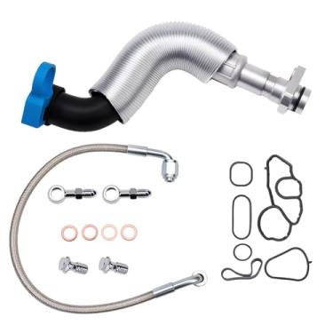 Imagem de Conjunto de vedações de linha de retorno de óleo turbocompressor turbocompressor serve para Cooper R55 R56 R57 R58 R59 R60 R61 2007-2016 OE#11657534454 11658617069 11427557009