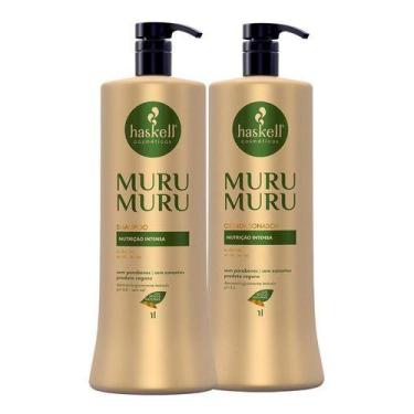 Imagem de Kit Shampoo e Condicionador Murumuru 1 litro Nutrição Intensa - Haskel
