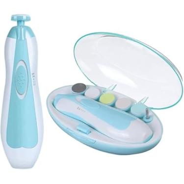 Imagem de Cortador Aparador Lixa de Unha Elétrico para Bebê – Seguro, Silencioso e com 6 Lixas