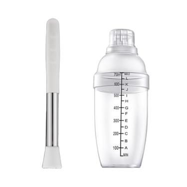 Imagem de predolo Conjunto de coqueteleira para chá de limão, kit de coqueteleira transparente, copo de mistura, misturador de expresso para bar de viagem, preparação, 700ml