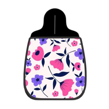 Imagem de Lixeira De Carro Organizador Lixinhocar Flores Rosa Roxo