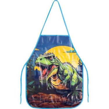 Imagem de Avental Escolar Decorado Raptor Infantil Blister - BRW