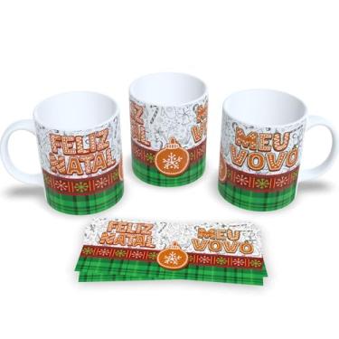 Imagem de Caneca de Porcelana Natal Familia – Perfeito para o Fim de Ano (Meu vovô)