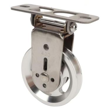 Imagem de RiToEasysports Roda de Polia de Cabo de 90 Mm para de Polia de Ginástica DIY, Suportes de Metal Com Resultados Abrangentes de Treino, Rolamentos Silenciosos e Ranhuras Suaves para Função de 360