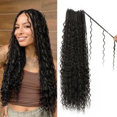 Imagem de Crochet Braids knovotch Boho Box Braids 18 polegadas 2 para mulheres