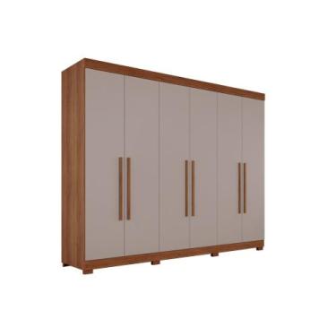 Imagem de Guarda-roupa Casal 6 Portas 6 Gavetas Órion Premium Salleto - Sallêto,