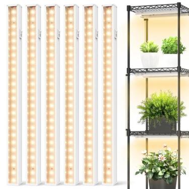 Imagem de Tiras de luz LED Grow SpeePlant Full Spectrum, 30 cm, pacote com 6