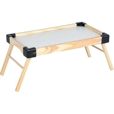Imagem de Bandeja para servir Café da Manhã na Cama de madeira com pés Dobráveis Portátil para Refeições