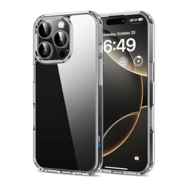 Imagem de Capa Capinha Clear Case Space X Rígida Anti Amarelamento Resistente Para iPhone (iPhone 16 Pro)