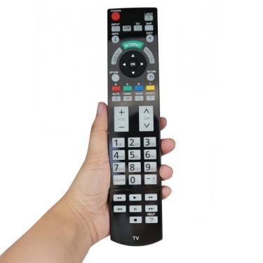 Imagem de Controle remoto de substituição N2QAYB000703 para Panasonic Viera TV TC-P50ST50 TC-L42ET5 TC-P55ST50 TC-P55VT50 TC-L55ET5 TC-L55DT50 TC-P60ST50 TC-P65VT50