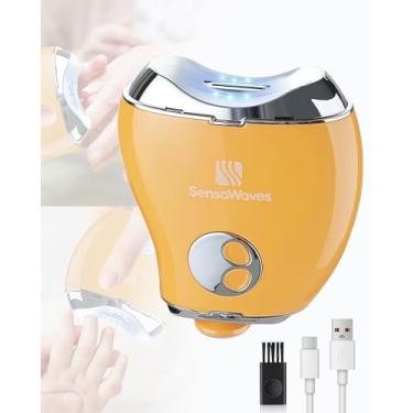 Imagem de SensaWaves Cortador de unhas elétrico, aparador de unhas 3 em 1, polidor e armazenamento de clipe, LED, recarregável por USB e 3 velocidades, ideal para bebês, crianças, idosos, cuidadores
