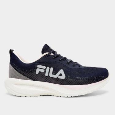 Imagem de Tênis Fila Efecto 2 Feminino, Marinho, Branco, 38