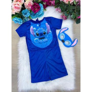 Imagem de Fantasia Infantil Menino Stitch Azul - Fantasia Azul para Festas - Fab