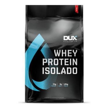 Imagem de Whey Protein Isolado (1800g) Dux Nutrition, Morango