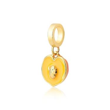 Imagem de Charm Pêssego Revestido em Ouro - VL ACCESSOIRES