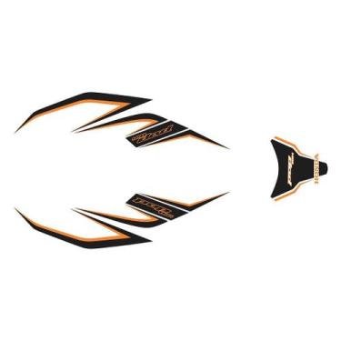 Imagem de Adesivo Compatível Honda Pop 110 2015 a 2021 - Protetor Tank Pad - Cro