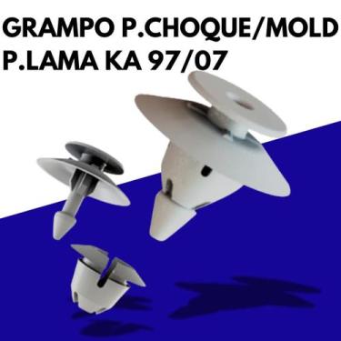 Imagem de Grampo Presilha Parachoque Ford Ka 97 A 07 Kit 10 Peças - Mestre da Fi