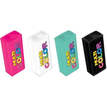 Imagem de Kit de Apontadores com Depósito, Faber-Castell, Multicolor, 4 Modelos, 24 Unidades