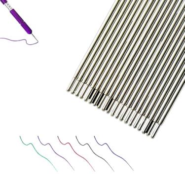 Imagem de Conjunto de 20 peças sortidas de canetas marcadoras de pele – Recargas profissionais de ponta cirúrgica para microblading, estêncil de pele e marcação precisa | Acessórios de estêncil de surfista para