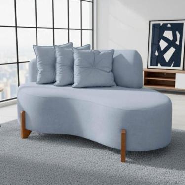 Imagem de Sofá Orgânico Namoradeira 3 Lugares Feijão Thor 200cm Bouclê - SOFA ST