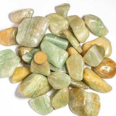 Imagem de Pedra Natural Ônix Verde Rolado 1kg - 30 a 45mm Tipo B - CristaisdeCur