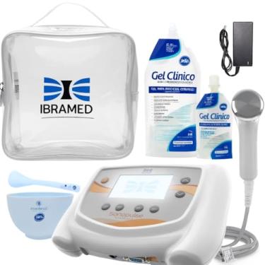 Imagem de Kit Completo Sonopulse Portátil de Ultrassom Terapêutico 1 e 3 MHz com cubeta e espatula - Bolsa de Transporte | Reabilitação e Estética