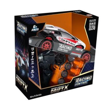 Imagem de Carrinho de Corrida de Controle Remoto Drift x Vermelho e Preto Multik