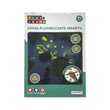 Imagem de Brinquedo Infantil Lousa Fluorescente Infantil Play & Learn Multikids 