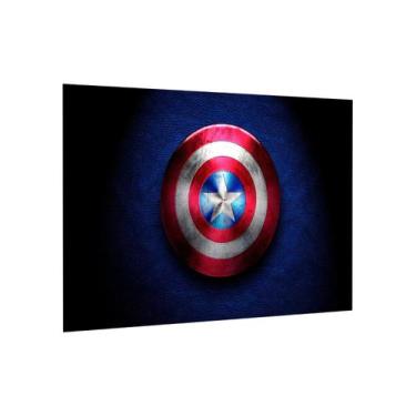 Imagem de Placa decorativa - escudo capitão américa - marvel - Cultture, 40x60cm