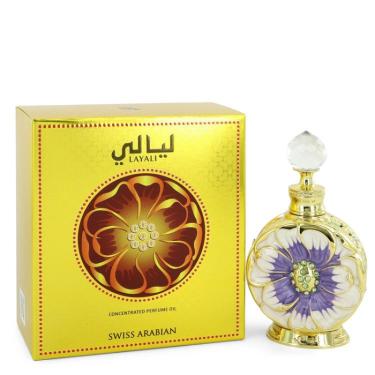 Imagem de Perfume Feminino Swiss Arabian Layali Swiss Arabian 14 ml Óleo Corporal Perfumado Concentrado