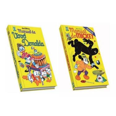 Imagem de Kit Manual da Vovó Donalda &amp; Manual do Mickey Walt Disney Edição de Colecionador Editora Abril Capa Dura
